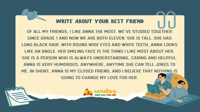 Write about your best friend